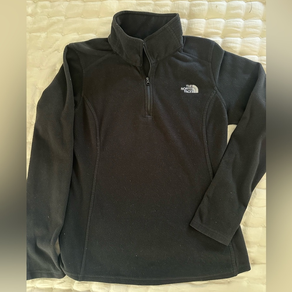 The North Face Black Fleece Half-Zip Pullover
